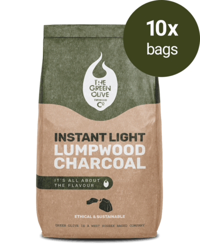 Instant Light Lumpwood Charcoal 2kg x 10 Bags