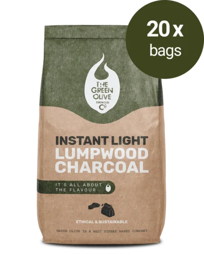 Instant Light Lumpwood Charcoal 2kg x 20 Bags