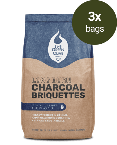 BBQ Charcoal Briquettes 4kg x 3 Bags