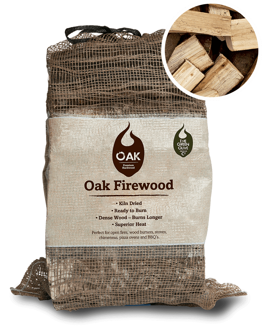Net of Kiln Dried Oak Firewood with Preview