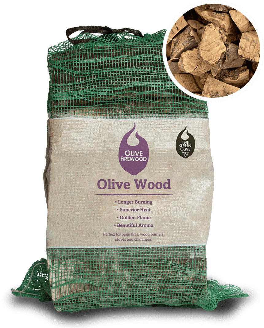 Bag of Olive Wood Chunks with Preview