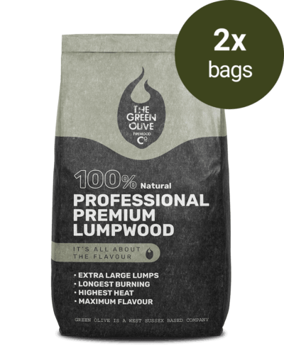 Premium Professional Lumpwood Charcoal – 2 Bags