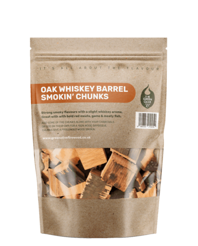 Oak Whisky Barrel Smokin’ Chunks – Single 5ltr. Pack