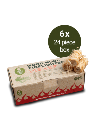 Wood Wool Firelighters – 6 Boxes
