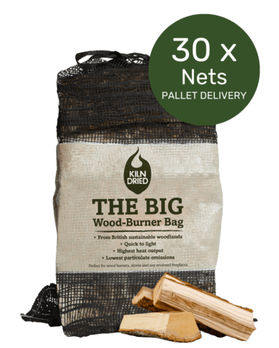 British Kiln Dried Logs x 30 XL Nets