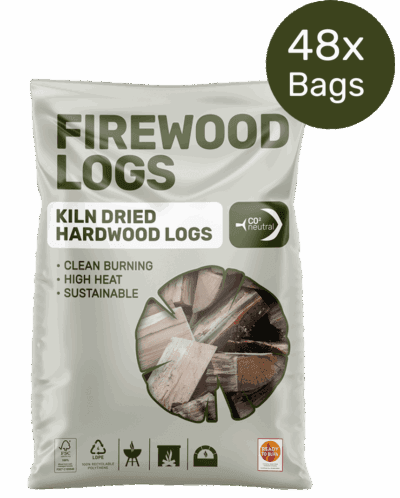 Kiln Dried Alder Logs X 48