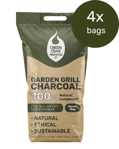 Natural Lumpwood Charcoal 3Kg x 4 Bags
