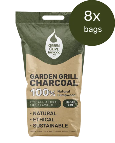 Natural Lumpwood Charcoal 3Kg x 8 Bags