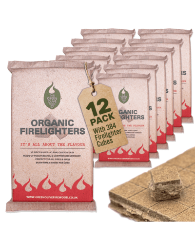 Organic Firelighters – 12 Packs