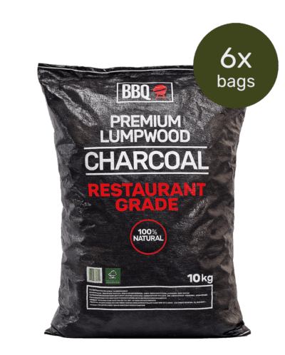BBQ Premium Restaurant Grade Charcoal 10 Kg x 6 Bags