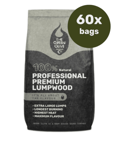 Premium Professional Lumpwood Charcoal 10kg x 60 Bags